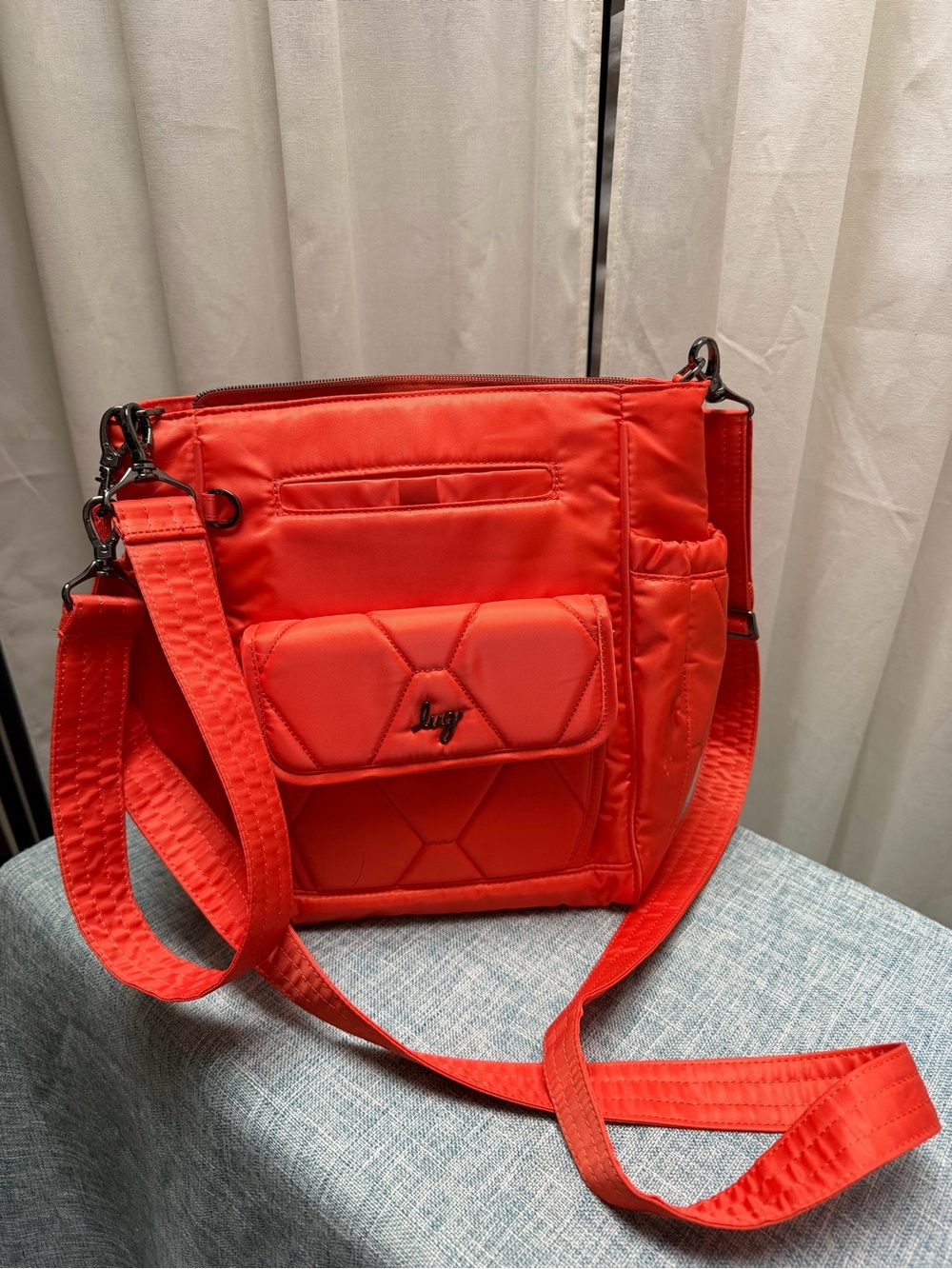 lug Bright  Quilted Front Crossbody Organizer